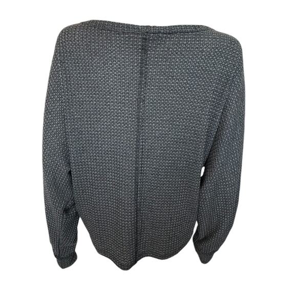 New ~ LUSH ~ Favorite Long Sleeve Waffle Knit Crop Sweater Size XL - Picture 3 of 6